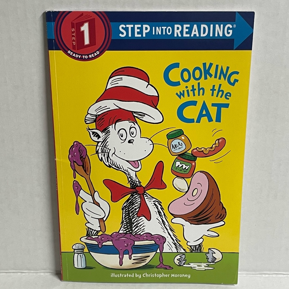 ♦️$3♦️ Cooking with the Cat - Step into Reading Step 1 book